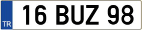 Truck License Plate